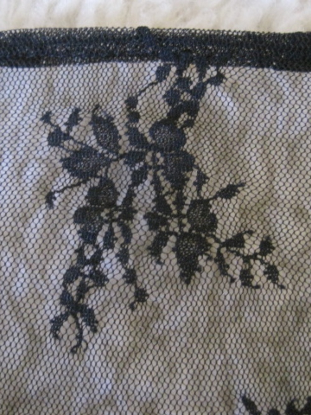 Embroidered Sheer Mesh Top - Picture 7 of 7